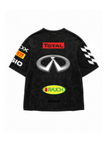 Red Bull Infiniti Designed Oversized Acid Wash T-shirt