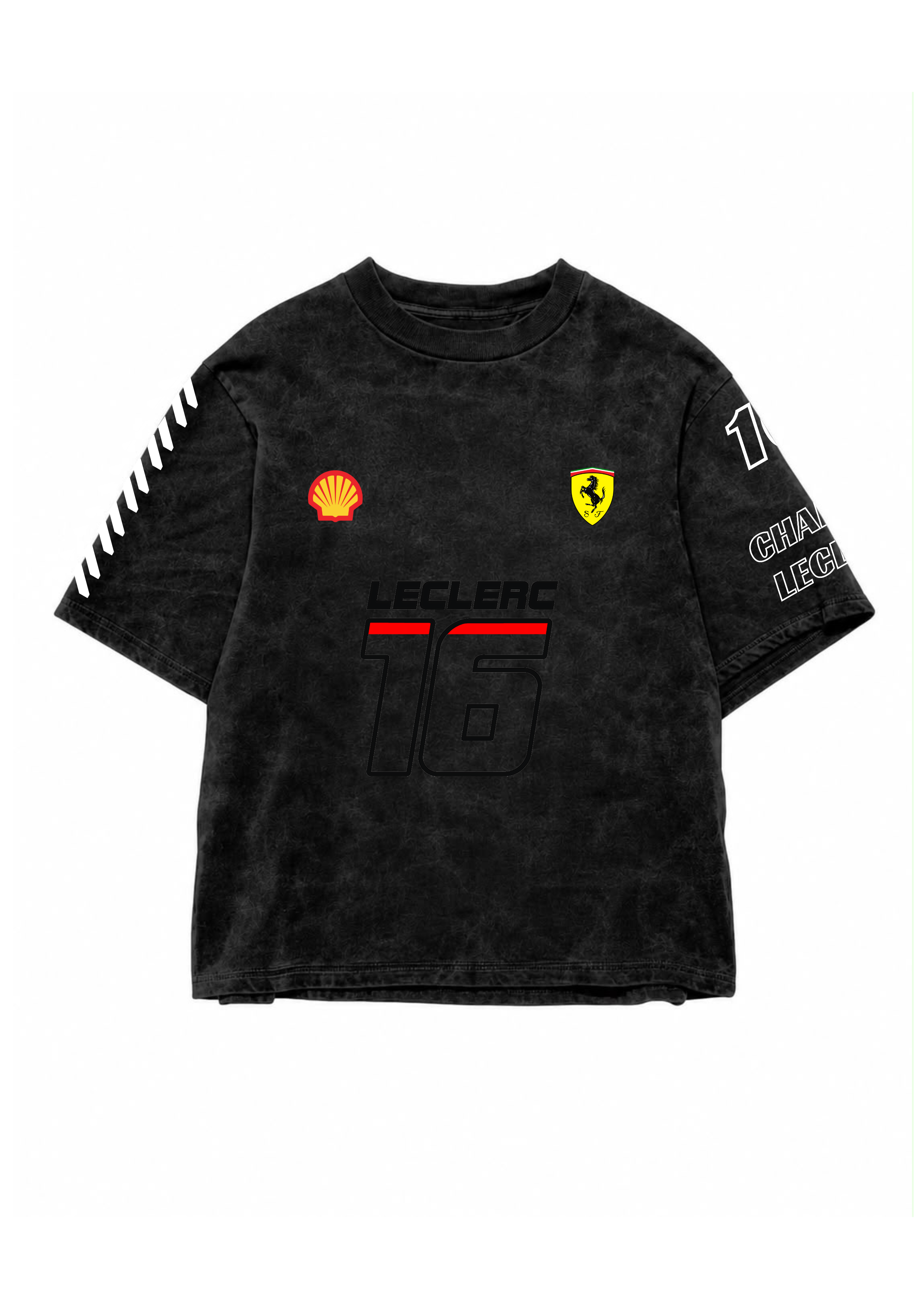 Leclerc Designed Oversized Acid Wash T-shirt