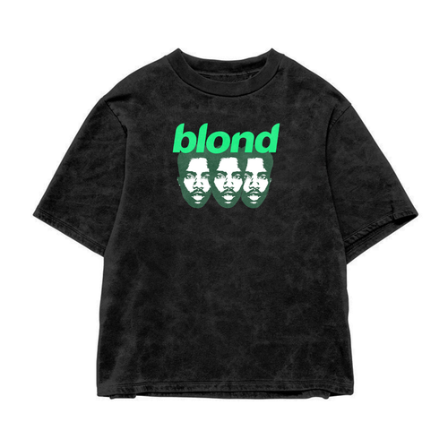 Blond Acid Wash Oversized Tee