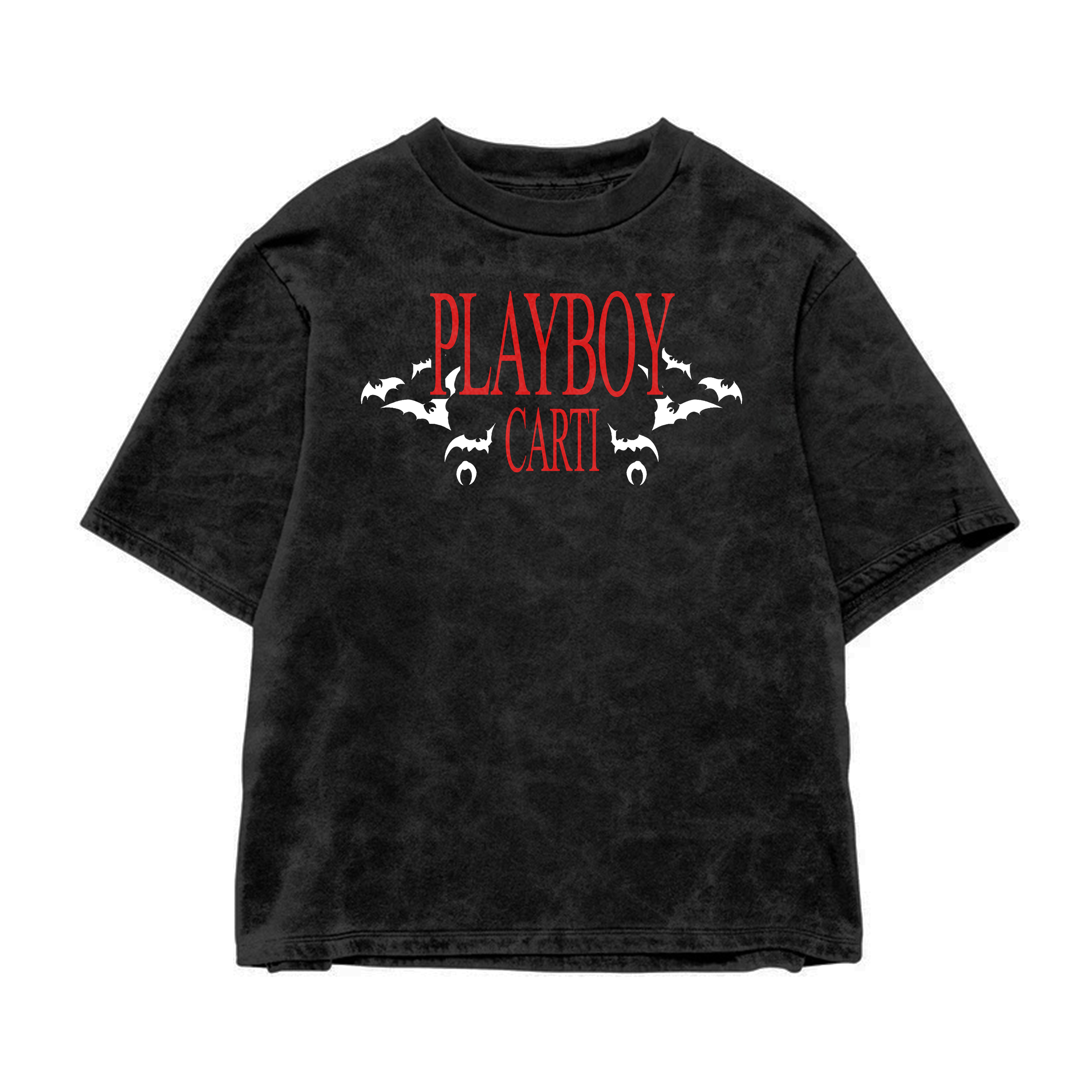 Playboy Carti Acid Wash Oversized Tee