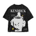 Kendrick Lamar Acid Wash Oversized Tee