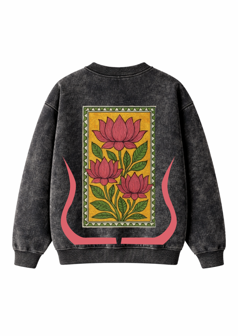 The Lotus Oversized Sweatshirt